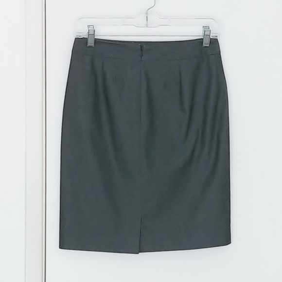Halogen Pencil Skirt Lined Grey Sz 2P Women's - Picture 2 of 8
